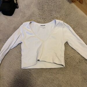 GARAGE - LONG SLEEVE CROP (S)